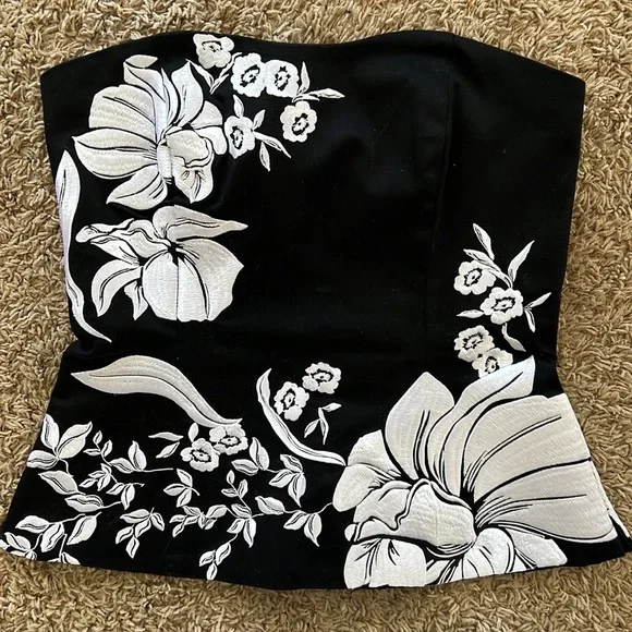 WHBM corset bandeau top size 0 - Picture 4 of 5